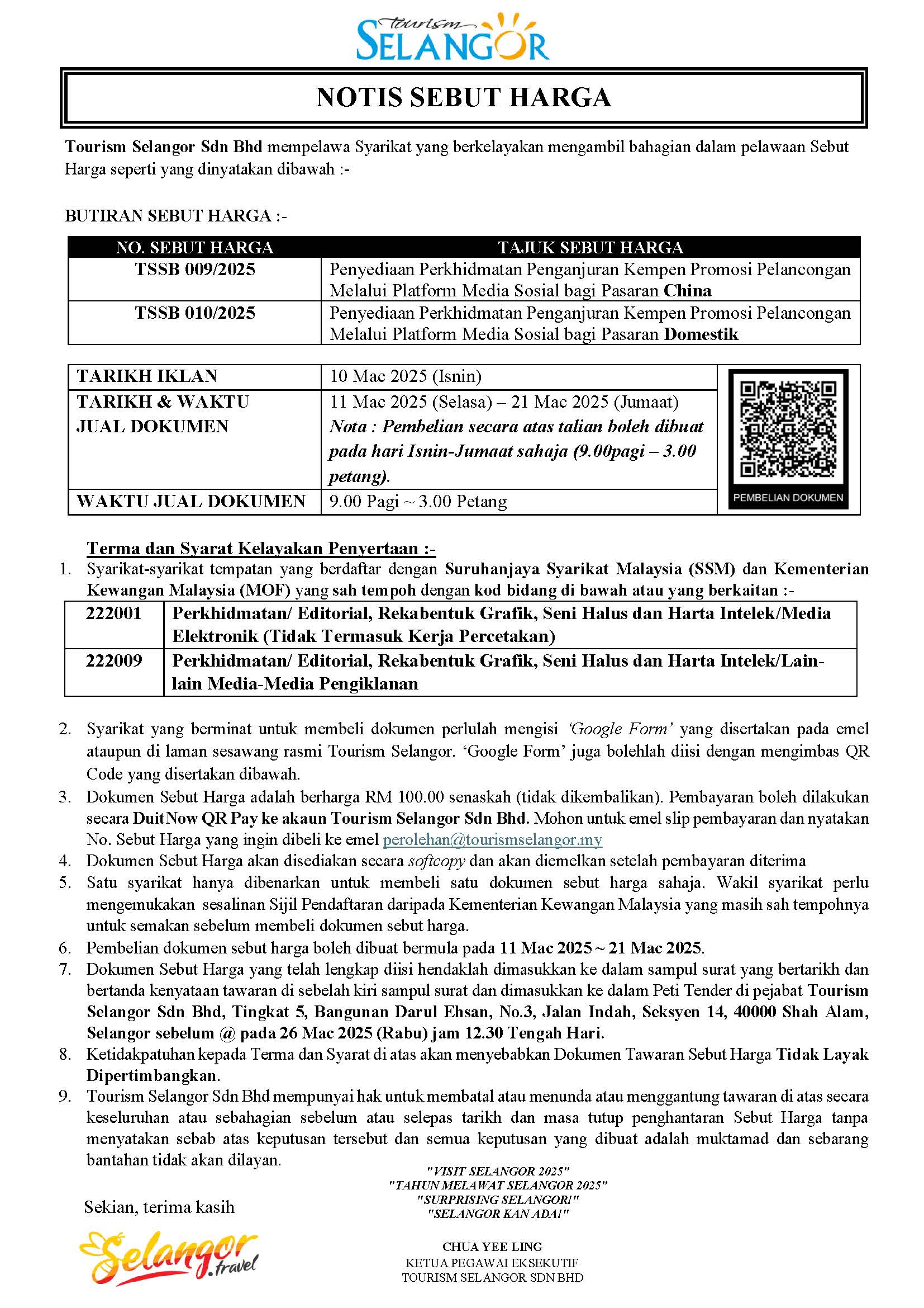 TSSB 009/2025 [UPDATED] & TSSB 010/2025 [CLOSED] 10